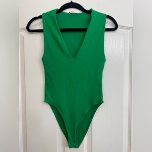 Zara Deep-V Bodysuit